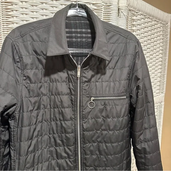 Theory Reversible Zip Shirt Jacket M
